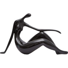 HAUCOZE Sievietes skulptūra Figūras Modern Statue Dāvana Joga Girl Decor Dzīvojamā istaba Art Polyresin Balerīna Māksla 36 cm