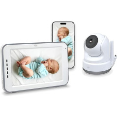 ELRO BC4000 Baby Monitor Royale Full HD bērnu monitors ar 5 collu skārienekrānu un lietotni