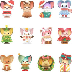 POP MART Yoki Christmas Series-12PC Pop Figures Random Figures Action Figures Kolekcionējamas figūriņas un kolekcionāru mākslas rotaļlietu figūriņas Dāvana