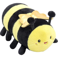 TONGSONG Mīļš plīša bišu dzīvnieki Plīša bišu rotaļlieta bērniem Plīša rotaļlietas Bee Hug Bee Cushion Dāvana bērniem vai mīļotājiem (30 cm)