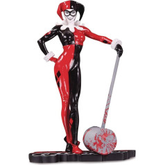 DC Comics kolekcionējamās lietas: Harley Quinn sarkanā, baltā un melnā krāsā (18 cm) (SEP190619)