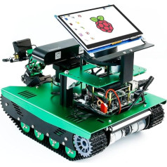 Yahboom Raspberry Pi 4B programmēšanas AI Vision robotu komplekts piemērots mašīnbūves inženieru izglītībai un pētniecībai ROS saderīgs ar Jetson Nano