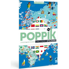 Poppik Discovery uzlīmju komplekts 