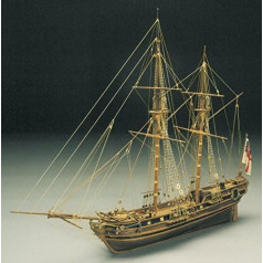 Mantua models race horse 1754 bombardēšanas kečs koka kuģu modeļu komplekts mērogā 1/47