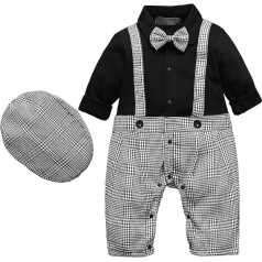 Baby Suit Boys Suit Vest Shirt with Bow Tie for Festive Wedding Clothing Set