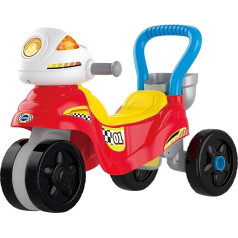 VTech 3-in-1 Ride with Me Motorbike, bērnu staigulītis mazuļiem, interaktīva rotaļlieta sensorām spēlēm, izglītojošas mācību spēles ar mūziku, rotaļlieta lomu spēlēm, piemērota 12 mēnešiem +