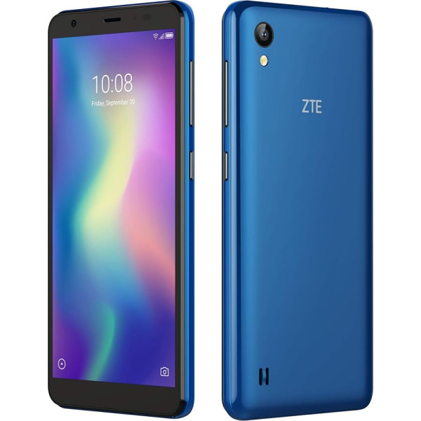 ZTE Blade A5 Blue (13,84 cm (5,45 collu) HD+ displejs, 16 GB iekšējās atmiņas un 1 GB RAM, 8 MP galvenā kamera, 5 MP priekšējā kamera, Android) Zils