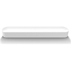 Sonos Beam (2. paaudzes) viedā skaņu josla televizoram, mūzikai un daudz kam citam (balta)