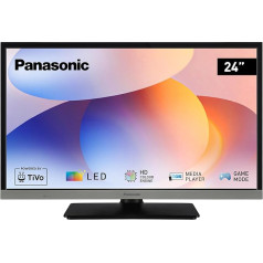 Panasonic TB-24S40AEZ, S40 sērijas 24 collu HD LED Smart TV, 2024, TiVo, Google un Alexa balss vadība, spēļu režīms, multivides atskaņotājs, HDR, HDMI, WiFi, izcilai vizuālajai pieredzei