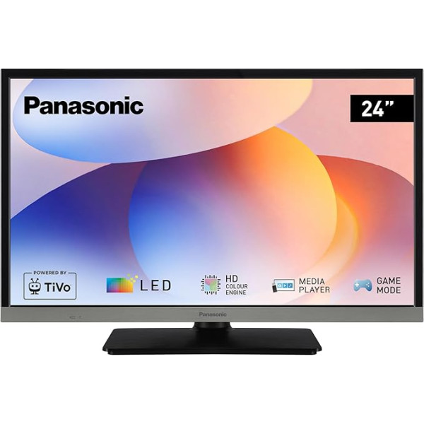 Panasonic TB-24S40AEZ, S40 sērijas 24 collu HD LED Smart TV, 2024, TiVo, Google un Alexa balss vadība, spēļu režīms, multivides atskaņotājs, HDR, HDMI, WiFi, izcilai vizuālajai pieredzei