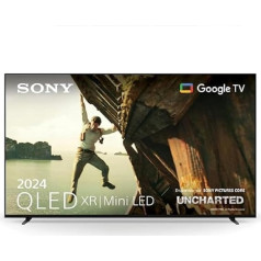 SONY BRAVIA 7 QLED (XR l Mini LED) 65 collu 4K HDR Google Smart TV (2024) | Spēļu funkcijas, IMAX Enhanced, Dolby Vision Atmos, Chromecast, AirPlay, 120 Hz 65XR70