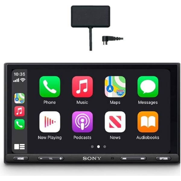 Sony XAV-AX5650ANT ar DAB+ antenu | Kapacitatīvais skārienekrāns, HDMI straumēšanai, CarPlay, Android Car, Weblink 2.0, DAB+, Bluetooth