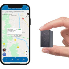 Winnes 4G Mini GPS Tracker Auto Magnētiskais mazais GPS Tracker Android velosipēdam, bērniem, senioriem, portfelim, bagāžai, čemodānam, aizsardzība pret zādzību, reāllaika izsekošanas motociklu lokators