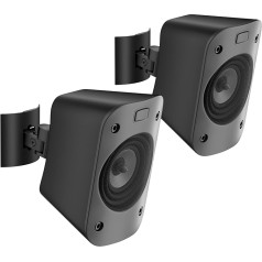 YIWAN 2 iepakojuma slīpēšanas un pagriešanas griestu stiprinājuma kronšteins Logitech Z906 5.1 Surround Sound Syestem satelīta skaļrunim