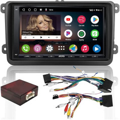 ATOTO A6PF Android Double Din auto radio, saderīgs ar VW Volkswagen/Golf/Polo/Tiguan, 7 collu digitālais multivides uztvērējs, bezvadu Carplay un bezvadu Android auto, 2 Bluetooth, 2G+32G, A6VW07APF