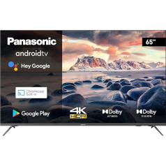 Panasonic TX-65JXW704 Android TV 164 cm LED televizors (65 collas, 4K Ultra HD HDR televizors, Smart TV) Melns