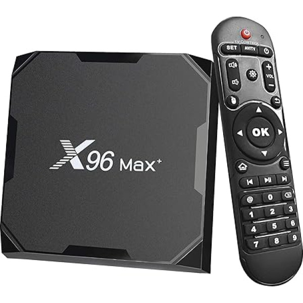 Android TV Box 4GB RAM 32GB ROM 2.4G + 5.8G WiFi 1000M LAN X96 Max+ Android Box Amlogic S905X3 Quad-Core Bluetooth 4.0 4K 60fps HDR atbalsts