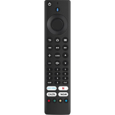 ALLIMITY Voice ALD187R Rezerves tālvadības pults Grundig Vision Fire TV Edition 55GUB7065 55GUB7066 65GUB7060 65GUB7062 43VOE71 55VOE71 65VOE71 65VOE71 55VLX7020 65GUB7065 65GUB7065 65GUB7065 65 GUB706 5