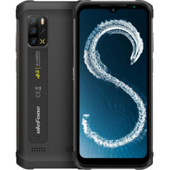 Ulefone Armor 12S Āra viedtālrunis bez līguma, Helio G99 8GB + 128GB, 6,52 collu Android 12 IP68 IP69K izturīgs mobilais tālrunis, 50MP Quad aizmugures skata kamera, HiFi skaļrunis, GPS NFC bezvadu uzlāde,