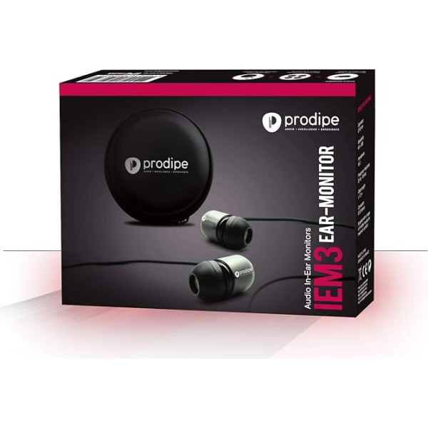 Prodipe IEM-3 profesionāli monitoringa austiņas-ausu mikrofoni