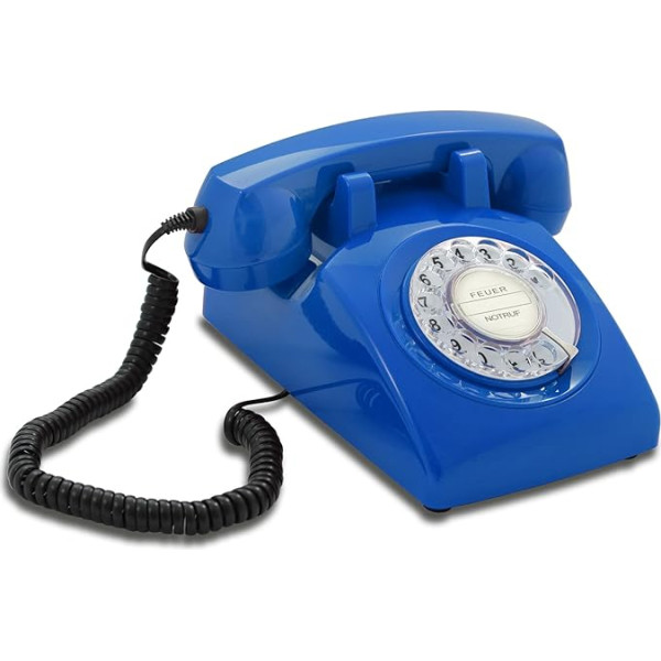 Apraksts 60. gadu kabeļu retro telefoni Atsevišķi