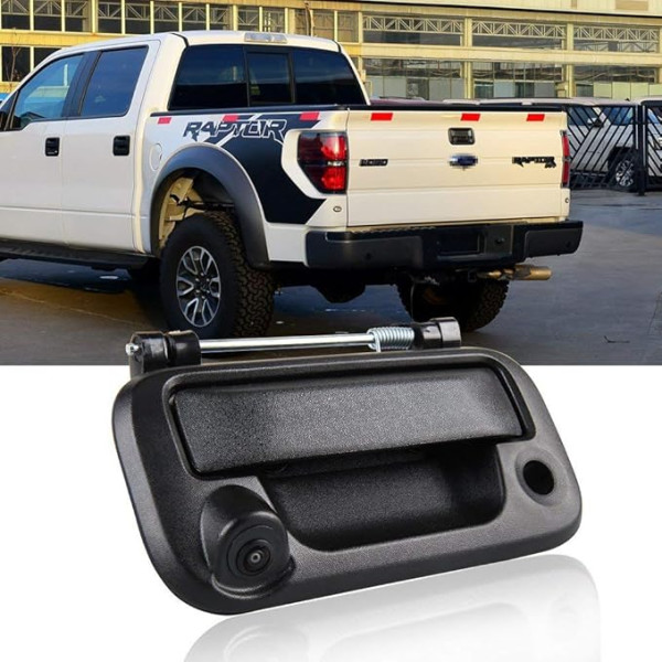 HD 1280x720P aizmugurējā skata aizmugures skata kamera kravas automašīnas roktura nomaiņai Pikaps Ford F150 F250 F350 F450 F550 2005-2014