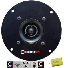 1 CIARE CT267 CT 267 Melns 5 collu 13 cm 130 mm diametrs 150 W RMS 300 W Max Impedance 4 Ohm 105 dB SPL Automobiļu 1 gabals + kondensators un 5 bezmaksas uzlīmes