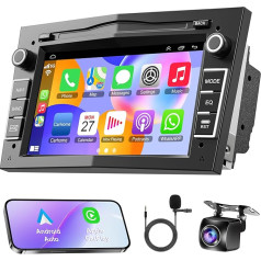 2 + 32 GB autoradio Opel Corsa Astra Antara Vectra Zafira Meriva Vivaro Combo, 7 collu IPS Andriod 12 ar Wireless Carplay & Andriod Car, atbalsts WiFi GPS atpakaļgaitas kamera SWC Bluetooth FM