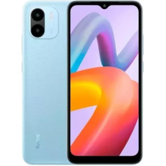 Xiaomi Redmi A2 viedtālrunis 3GB/64GB 6,52 collu displejs 5000mAh 10W ātrā uzlāde MediaTek Helio G36 (gaiši zils)