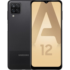 Samsung Galaxy A12 64GB mobilais tālrunis, melns