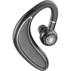 Cellularline | Bold | Mono-Bluetooth-Headset mit langlebigem Akku - 40 Minuten Ladezeit für 23 Stunden Autonomie - integrierte Mikrofon mit Multifunktionstaste, Schwarz