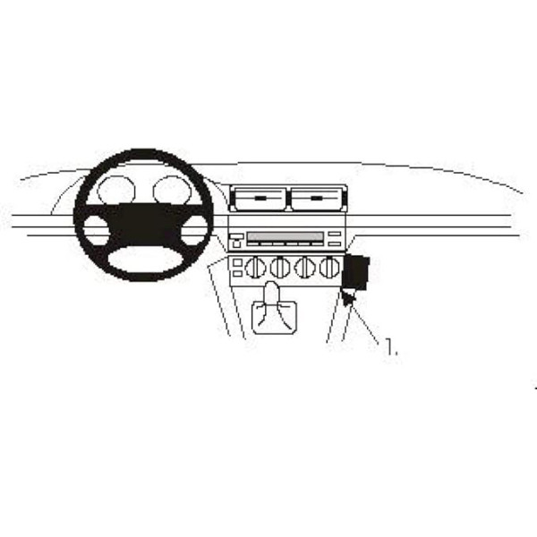 Brodit 852806 Proklip stiprinājums BMW 5er (E39) 96-03