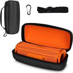 XINGFUDAO Black Hard Carrying Case for Sony ULT Field 1/SRS ULT 10 bezvadu Bluetooth skaļrunis - skaņas pārraide, triecienu absorbcija un drošība