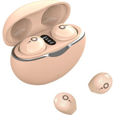 Mini Bluetooth austiņas Bezvadu In-Ear austiņas Neredzamas mazākās bezvadu austiņas ar trokšņu slāpēšanu miegam mazām ausīm Bērnu sānu miega sporta austiņas ar lādēšanas kārbu iPhone Android ierīcēm