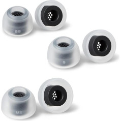 AZLA SednaEarfit MAX Galaxy Buds2 Pro Phantom Black / 3 pāri (S/MS/M)