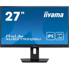 Monitorius 27 colių xub2792qsu-b5 ips, qhd, has(150mm), dvi, hdmi, dp, usb