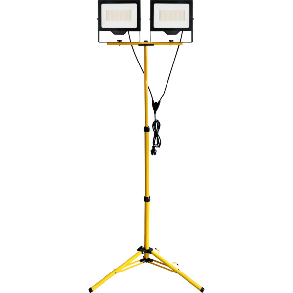 ALLED prožektoru komplekts 2 x 100 W ar statīvu un 2 m kabeli