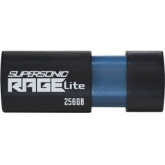 Patriot rage lite 120 mb/s 256gb usb 3.2 melns