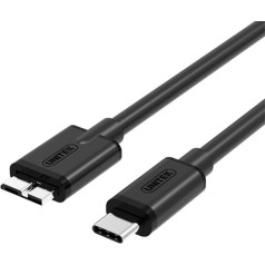 Кабель usb type-c к microusb 3.0 1m y-c475bk