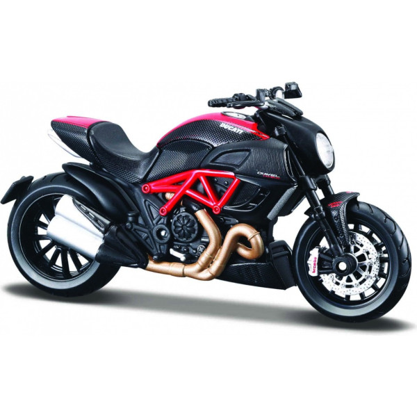 Metāla modelis ducati diavel carbon ar statīvu 1/18