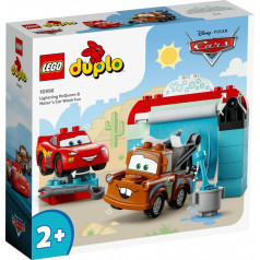 Duplo klucīši 10996 disney un pixars automašīnas zigzagveida mcqueen un lūžņi - automazgātuve