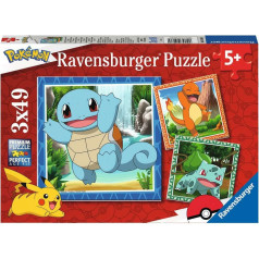 Puzzle 3x49 gabali pokemons