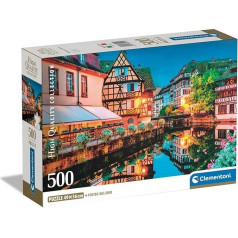 Puzzle 500 elementi kompakts Strasbourg vecpilsēta