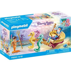 Princess magic 71500 zemūdens iedzīvotāju figūriņu komplekts ar jūras zirdziņa ratiņiem