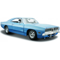 Kompozīta modelis dodge charger r/t 1/25 zils