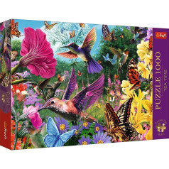 Puzzle 1000 gabaliņu premium plus tējas laika putnu dārzs