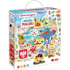 Novērošana Puzzle - Polijas karte 100 elementi