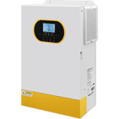 Hibrīda bezvadu saules invertors 6,2kva | 6,2w | 120a | mppt | lcd | bms | sinuss