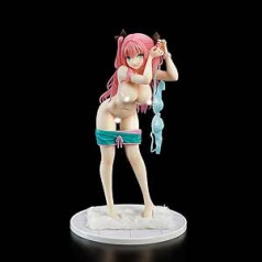 Rozā kaķa oriģinālais tēls 1/6 Seikatsu Shuukan Ayaka Hinamori PVC statuja 26 cm