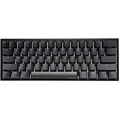 Ducky ONE 2 Pro mini žaidimų klaviatūra, RGB LED, geltona Gateron (JAV)